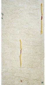 Covor de joacă pentru copii crem din bumbac 120x160 cm Wildflowers – Lorena Canals