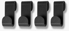 Cârlige de perete negre din oțel 4 buc. Carry – Mette Ditmer Denmark