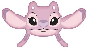 Pernă pentru copii din polar/fleece 41x32 cm Lilo and Stitch "Angel Pink" – Jerry Fabrics