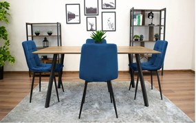 Scaun de sufragerie din catifea Zafir Luxury