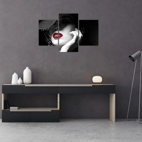 Tablou - Femeie cu pălărie (90x60 cm)