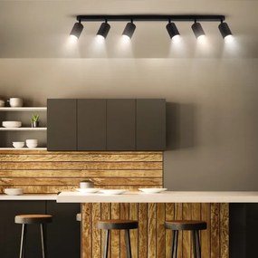 Spot pentru baie Brilagi SELE 6xGU10/30W/230V IP44 negru