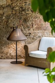 Lampa de podea iluminat exterior decorativ SAIGON 120/T70 gri/maro