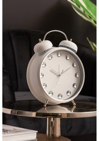 Karlsson 6019WH ceas de masă/alarmă de design alb,dia. 30 cm
