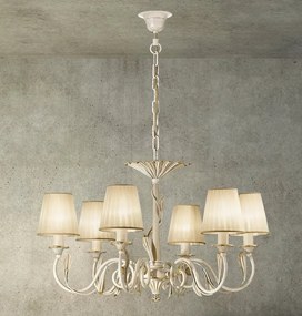Candelabru 6 brate LUX realizat manual Greta
