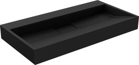 Mexen Ava lavoar de blat din conglomerat B/O 90 x 46 cm, negru - 23019070