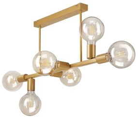Lustră pe tijă ASTRID 6xE27/60W/230V aurie