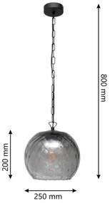 Lustră pe cablu MARILLA 1xE27/15W/230V