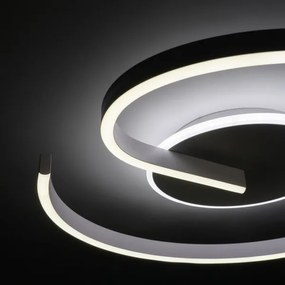 Plafonieră LED dimabilă Brilagi SPIRAL, 56W, 230V, 3000/4000/6000K + telecomandă