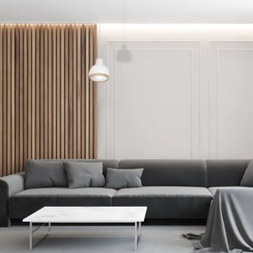 Lustră pe cablu OVAL 1xE27/60W/230V albă