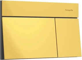 Clapeta de actionare Hansgrohe iFrame Element E auriu lucios