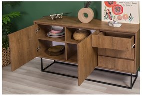 Set mobilier living Laxi 4 (nuc + negru). 1107127