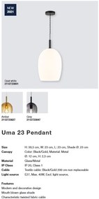 Pendul design modern UMA 23 gri 2112723047 NL
