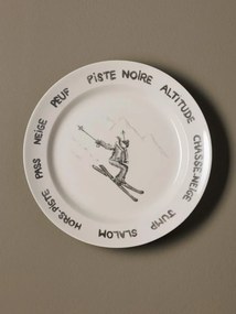 Set 4 farfurii din ceramica, D25.5 cm, Lapique