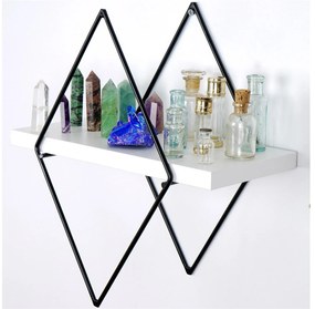 Raft decorativ de perete Duvelo 15 (alb) . 1093637