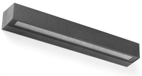 Aplica LED de exterior ambientala design modern IP65 DORO-28 gri inchis
