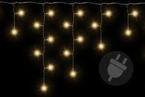Instalație de Crăciun tip Ploaie - 11,9 m, 600 LED, alb cald