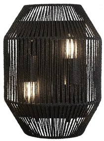 Aplica de perete modena Wicker 11201-2BK SRT