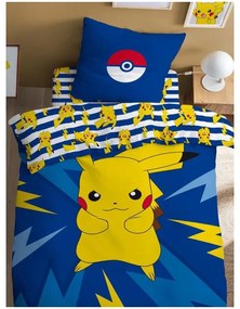 Pokémon Pika-Power husa pentru pat 140×200cm, 70×90 cm