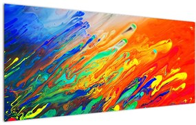 Tablou - Abstract colorat (120x50 cm)