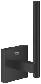 GROHE 409792430 - Suport pentru hârtie igienică de rezervă START CUBE, 13,4 x 6 cm, negru