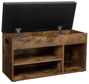 Pantofar DAVOR maro/negru