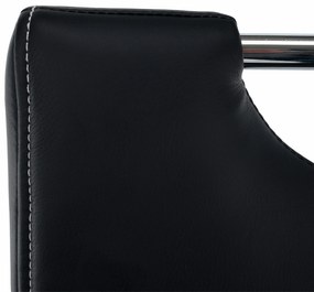 Scaun de sufragerie Abalia New (negru + Crom). 808094