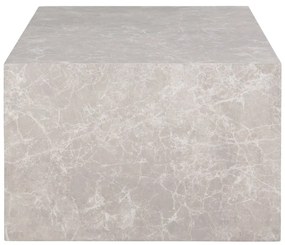 Măsuță de cafea bej cu aspect de marmură 60x80 cm Prague – House Nordic