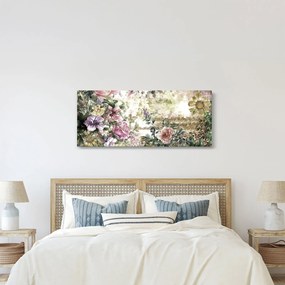 Tablou - Flori de design (120x50 cm)
