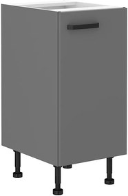 Dulap inferior de bucătărie Nesia 40 D 1F BB (Antracit). 1049690