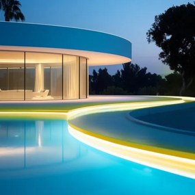 Bandă LED solară dimabilă Aigostar LED/20W/3,2V 20 m 6500K IP65 + telecomandă