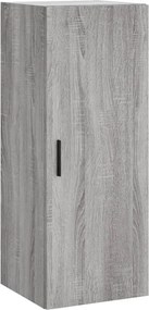 vidaXL Dulap montat pe perete, gri sonoma, 34,5x34x90 cm