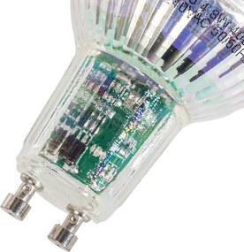 Set de 5 becuri LED inteligente GU10 50mm clare 4.8W 400 lm 1800-6500K