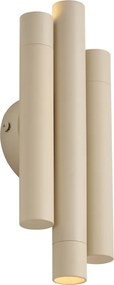 Lampă de perete retro bej cu 3 lumini - Pipes