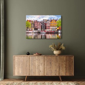 Tablou - Amsterdam, case de dans (90x60 cm)