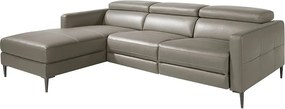 Coltar LUX design italian cu sezlong stanga si functia relax Serena