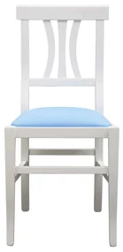 SCAUN LEMN TAPITAT - BLEU