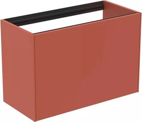 Dulap baza suspendat Ideal Standard Atelier Conca 1 sertar 80 rosu - oranj mat