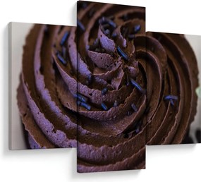 Tablou - Cupcake din ciocolată (90x60 cm)