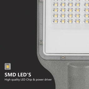 BRILAGI - Lampă stradală LED pentru exterior URBANLIGHT, 50 W, 230 V, gri, IP65