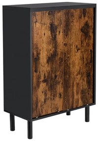 Dulap Incaltaminte Vintage, Maro, 70 x 35 x 100 cm