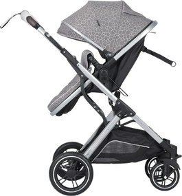 Carucior nou nascuti 3 in 1 NOVOKIDS™ H3100 series, Cu geanta bebe, Cadru Aluminiu, Amortizoare, Roti din cauciuc plin AVE, Landou, Scoica auto,