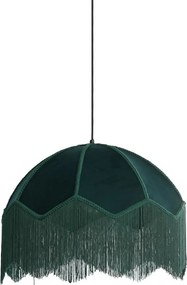 Lustră în culoarea petrol cu abajur textil ø 50 cm Malacia – Light &amp; Living