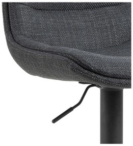 Scaun de bar gri cu înălțime ajustabilă (înălțime șezut 65 cm) Adisa – Actona