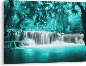 Tablou - Cascada albastră (70x50 cm)