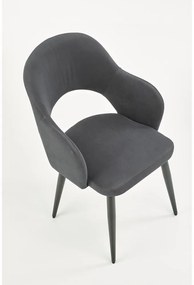 Scaun de bucaterie Rainer, gri/negru