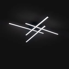 Brilagi - Plafonieră LED STRIPES LED/37W/230V neagră