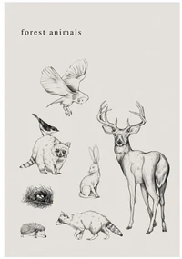Tablou Forest Animals