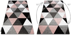Covor ALTER Rino triunghiuri roz