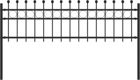 vidaXL Zăbrele in Formă de Inel Negru 200 x 130 cm